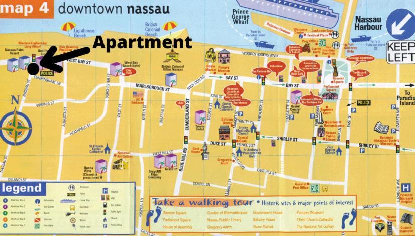 Apartment In Downtown At The Beach Nassau Eksteriør billede